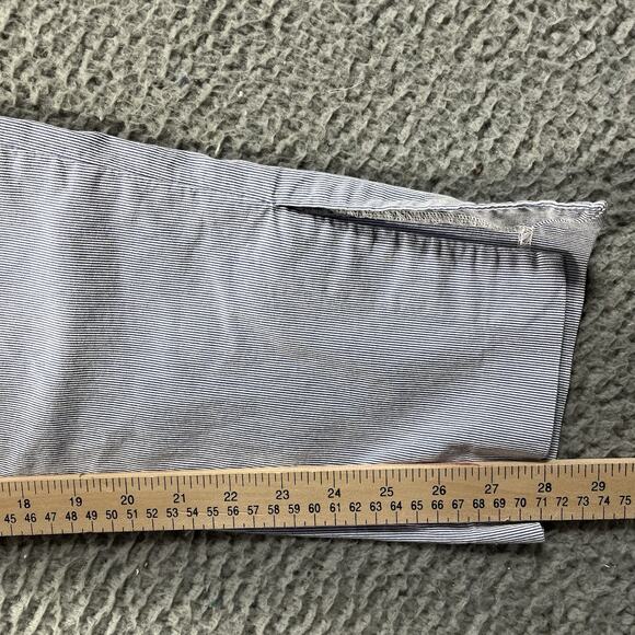 GUIDE BOAT COMPANY PANTS WOMENS 32 BLUE WHITE STRIPE FITS 34x28 MADE IN ITALY - Picture 10 of 10